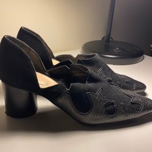 Zara low heel western shoes size 36